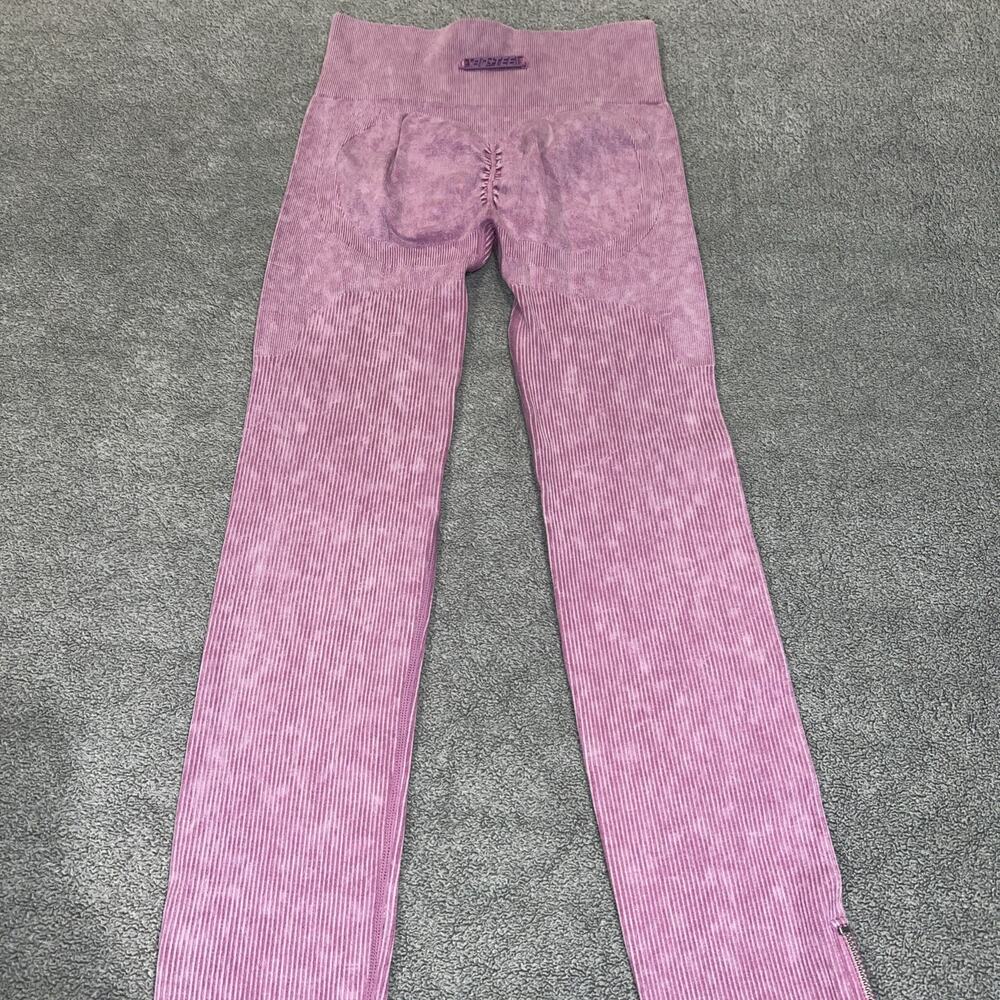 Bo+Tee Leggings pink Gymwear Active High Waist Define Luxe Womens Size S